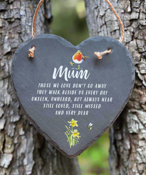 Mum Slate Heart
